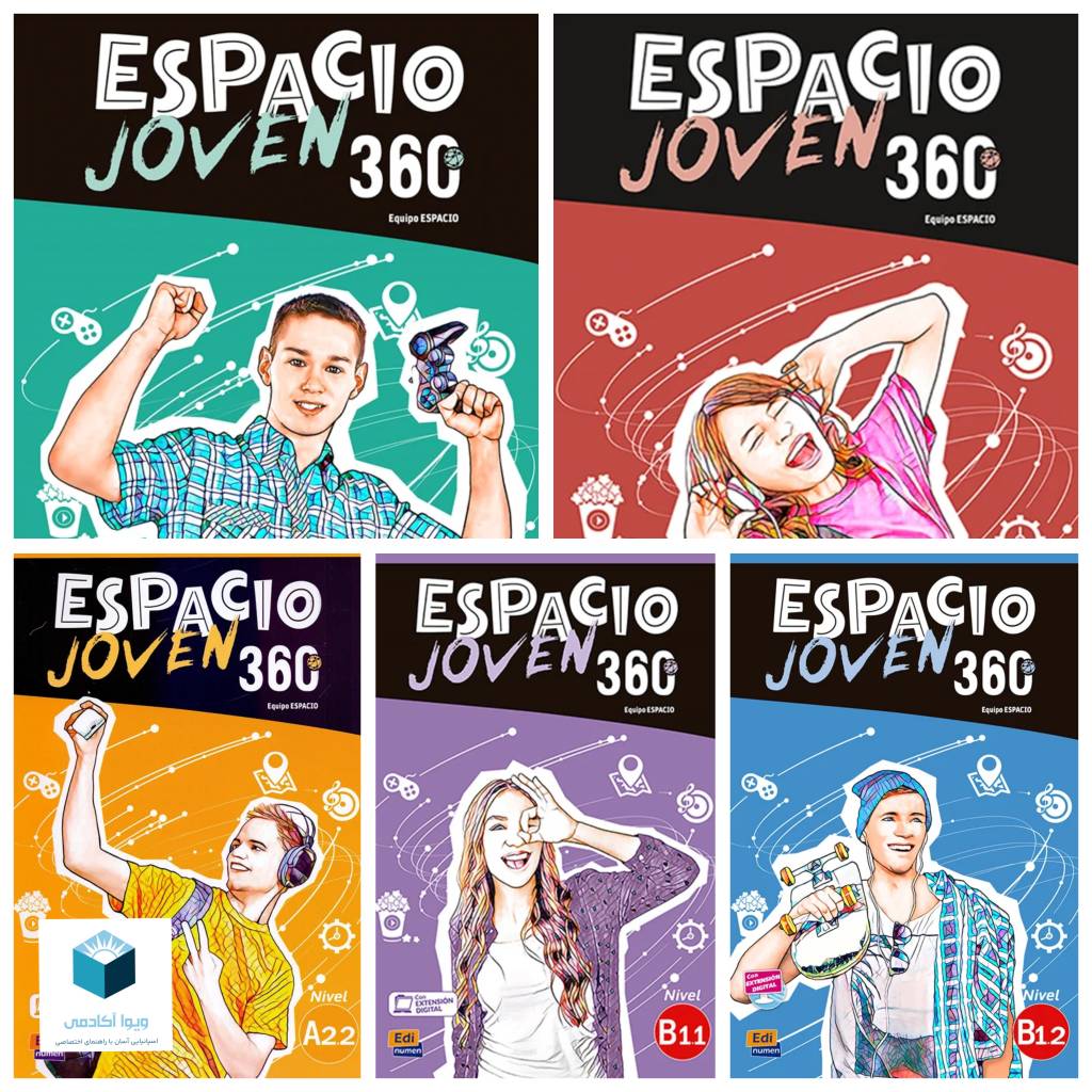 معرفی کامل مجموعه Espacio Joven 360؛ انتخابی مناسب برای آموزش زبان اسپانیایی نوجوانان