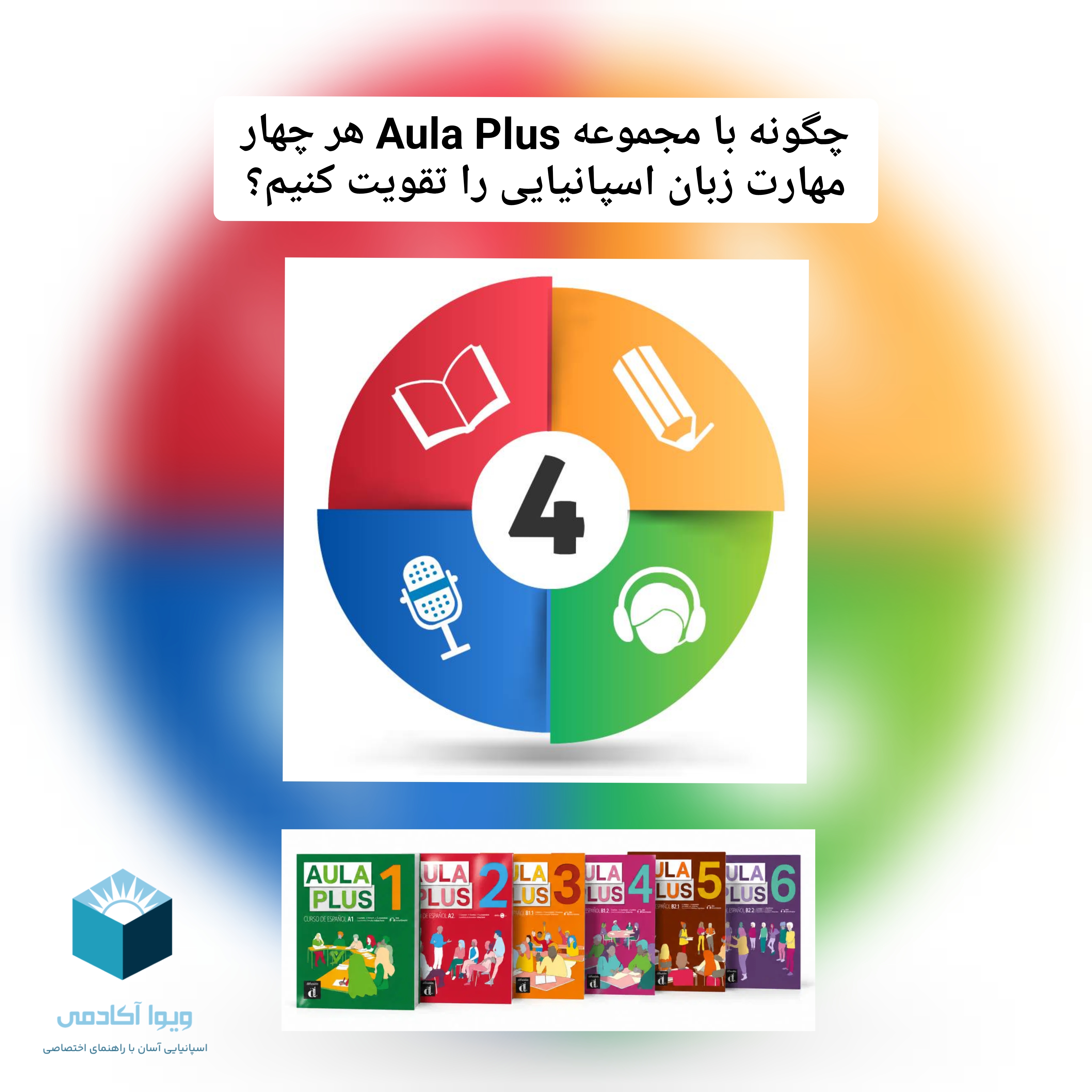 چگونه با مجموعه Aula Plus هر چهار مهارت زبان اسپانیایی را تقویت کنیم؟