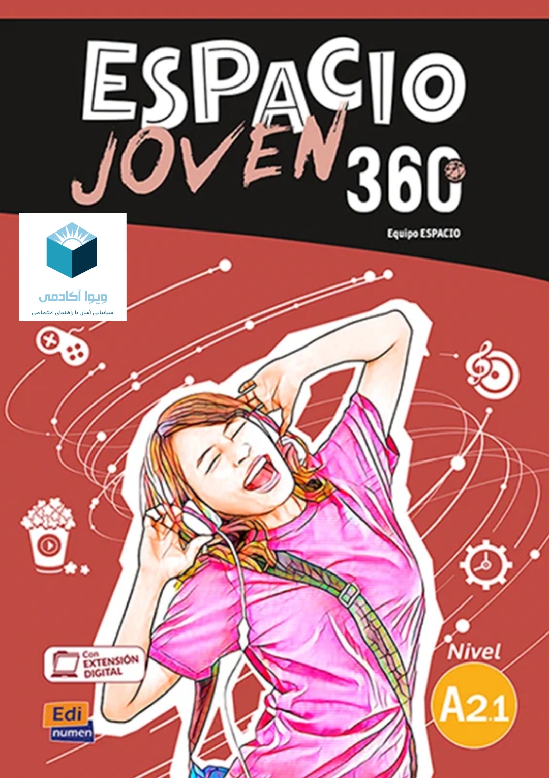 خرید و دانلود کتاب Espacio Joven 360 Nivel A2.1